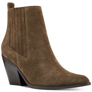 Nine West Suede Western Style Bootie